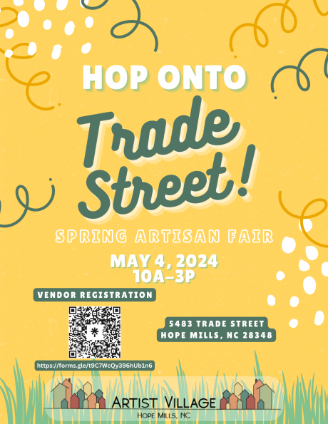 Hop Onto Trade Street Spring Artisan Fair